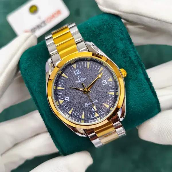 Omega Railmaster (Golden Blue)